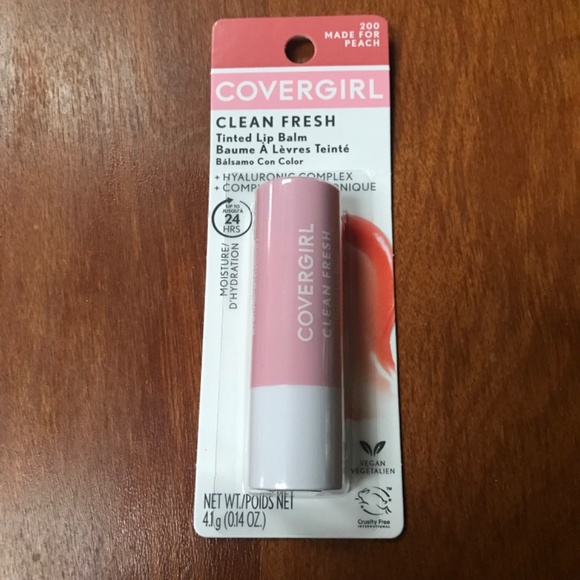 Covergirl Clean Fresh Tinted Lip Balm 200 Made for Peach New/Sealed - Picture 3 of 13